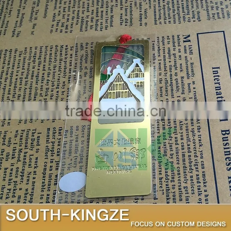 Special Metal Craft Bookmark World Book Reading Bookmark