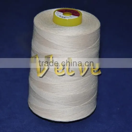 402 80% cotton Wrapped 20% polyester sewing thread for post dyed garments
