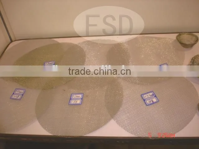 melten steel filtering net