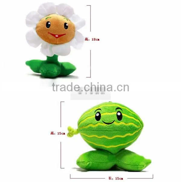 Hot plush doll Plants VS Zombies toys Plush toy 18cm for kids Christmas gift toy