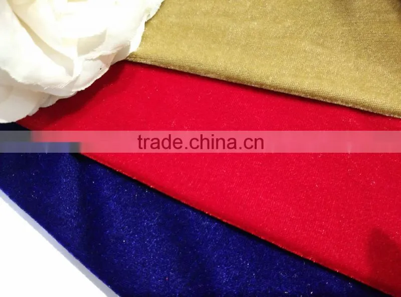 polyester spun velvet fabric for curtain