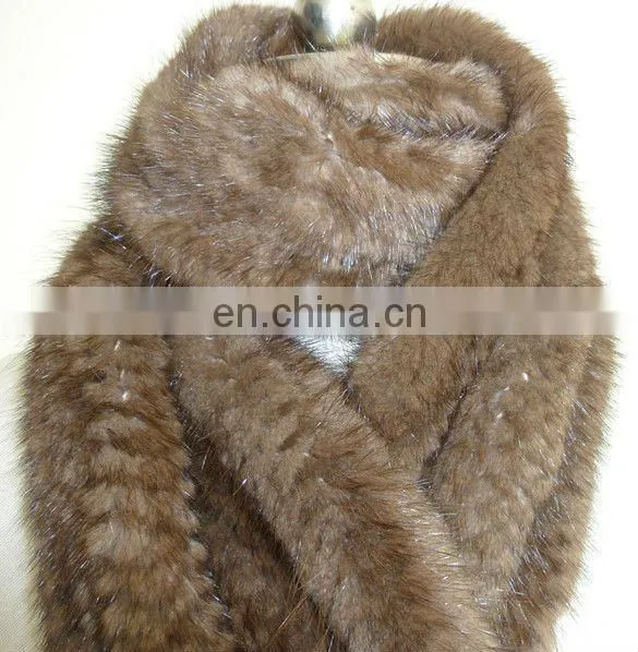 HK101 ladies fox fur long scarf