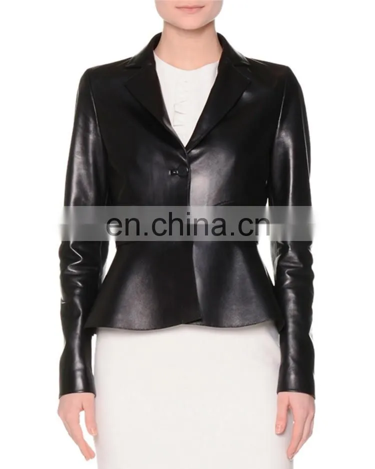 genuine leather jacket women