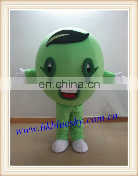 Adult Pea Mascot Costume Beans Costume for sale