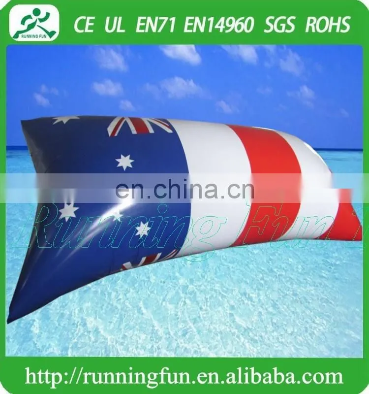 Inflatable water blob, inflatable water catapult blob