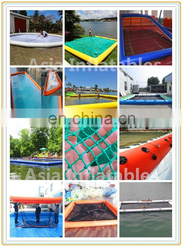 Square Floating Inflatable Boat Swimming Pool / Inflatable Swimming Pool