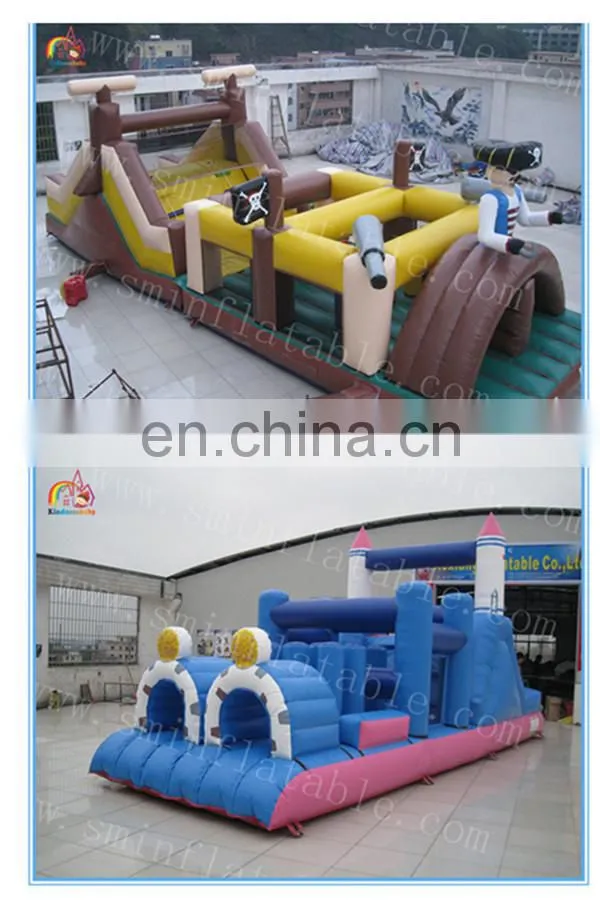 Inflatable obstacle course, inflatable obstacle race for adult