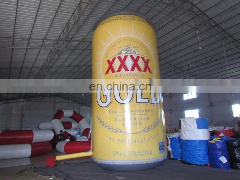 Custom inflatable pepsi can giant inflatable red bull can beer can for advertising