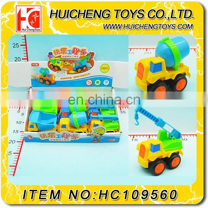 Lovely cute inertia car series safety PP material small friction truck toy EN71, 7P
