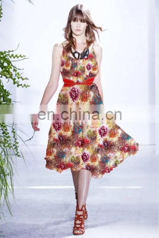 pattern beautiful chiffon digital printing