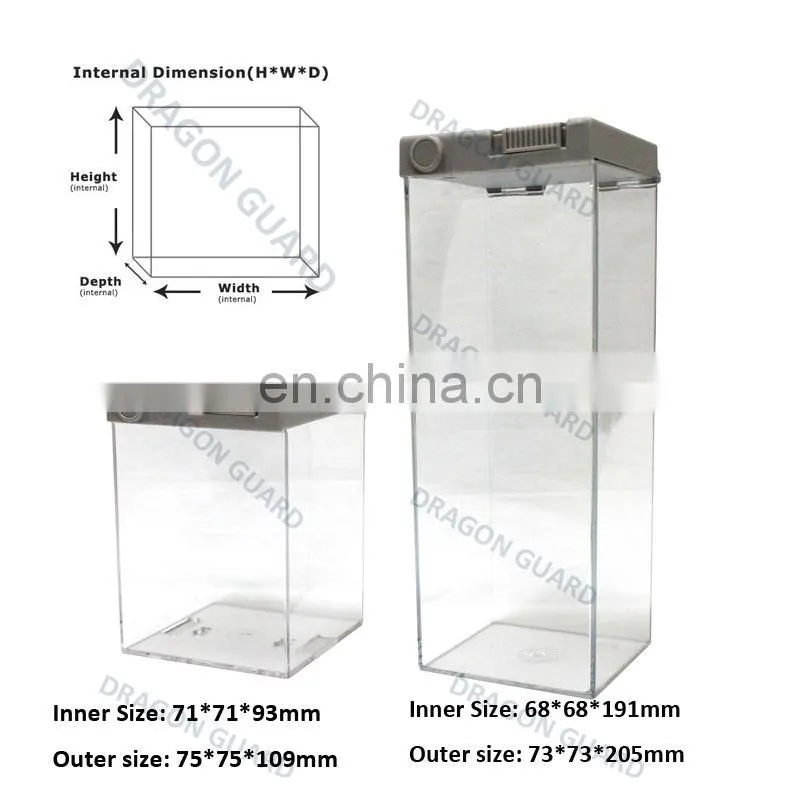 DRAGON GUARD Retail eas cosmetic safer eas keeper box for perfume