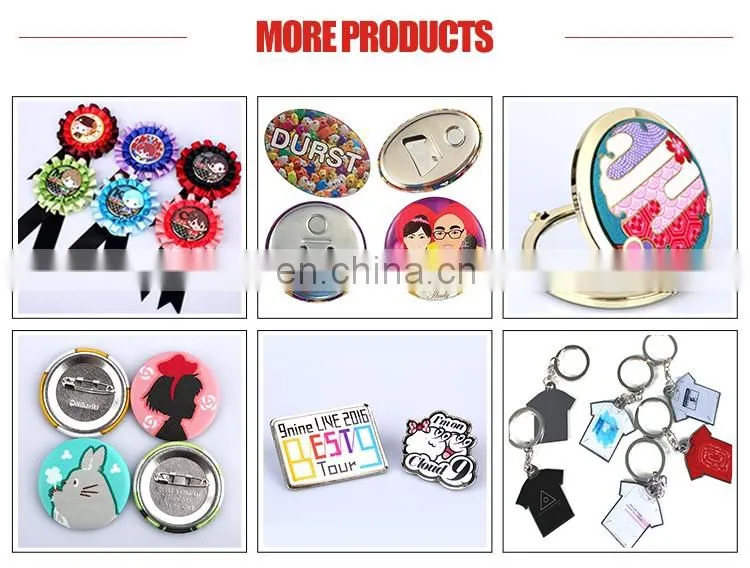 Custom logo custom heart button pin badge