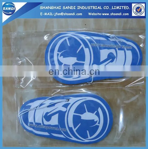 Cheap custom car air freshener hanging