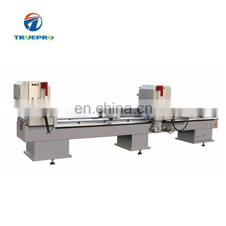 Double head 45 degree cutting machine for aluminum profiles