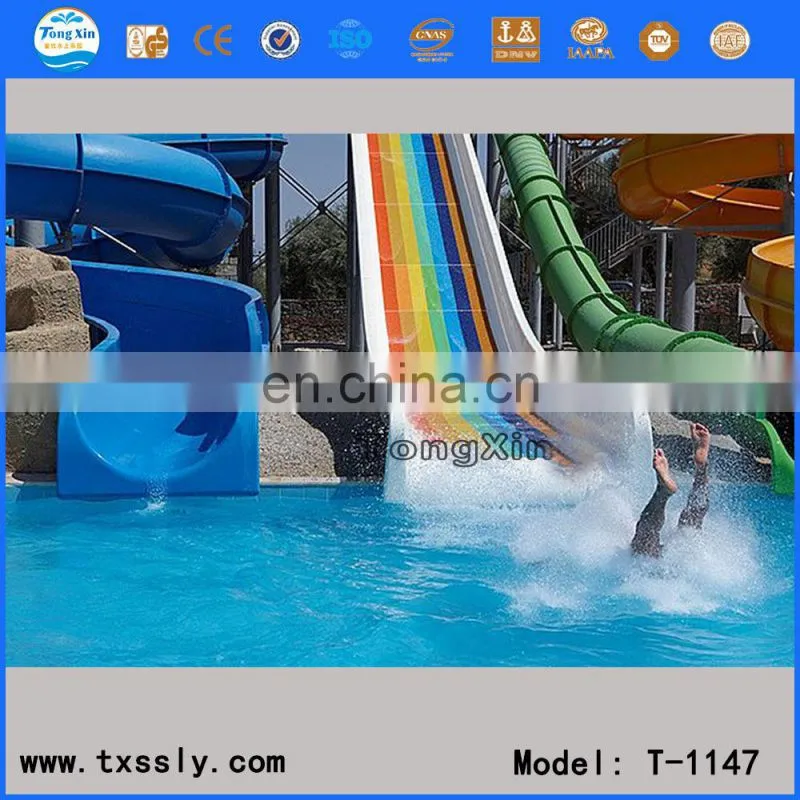 2019Vigorous water slide pipes sale+exciting outdoor family slide