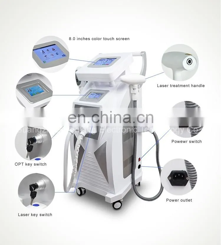 3 in 1 laser hair removal machine/ipl hair removal laser tattoo removal