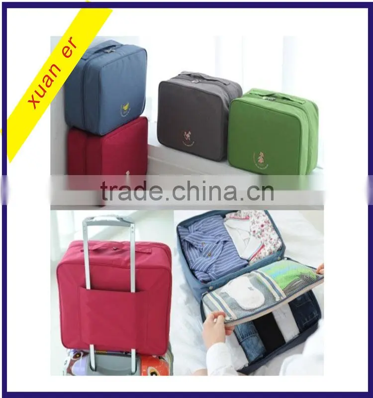 New design fashion large capacity nylon folding luggage travel bag