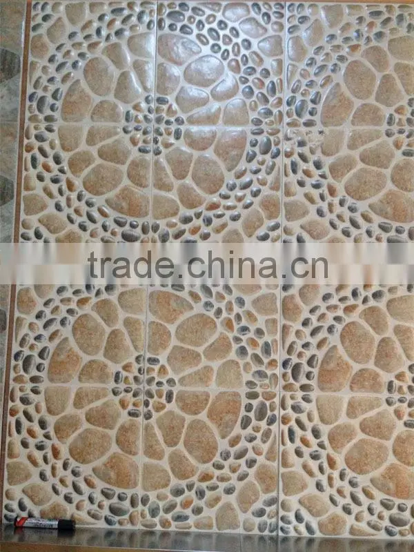 Latest hot selling!! all kinds of pebble floor tile wholesale