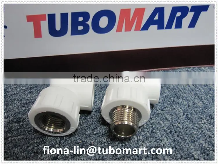 ppr cross pipe fittings of China Yanshan material with various colors