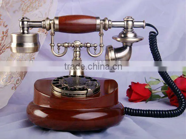 antique or ancient ratory telephone