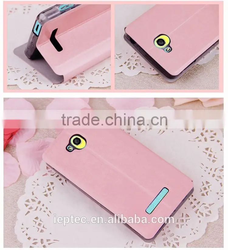 MOFi Mobile Phone Case for GIONEE GN206, Flip Leather Case Cover for GIONEE GN206