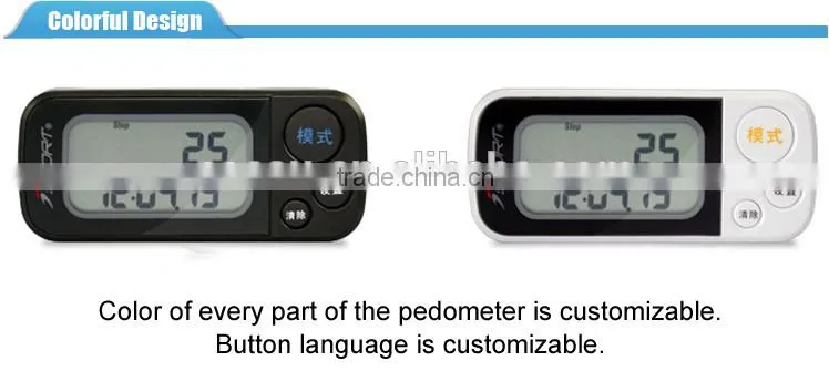 Digital 3d Step Counter and Calorie Burn Counter Pedometer