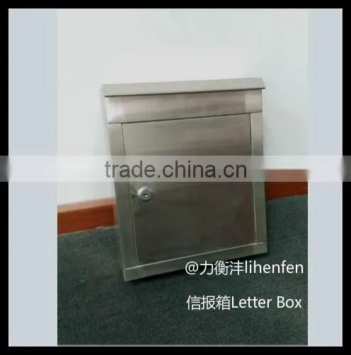 Wall mounted Stainless Steel Outdoor Letter Boxes