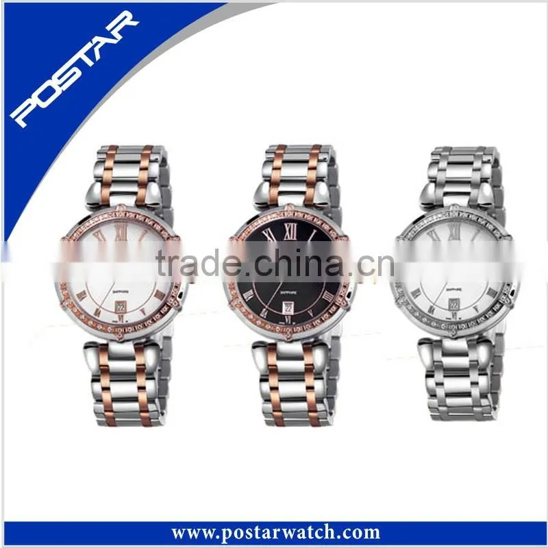 2015 New Vogue Top Selling Simple Design Quartz Movt The Postar Brand Watch