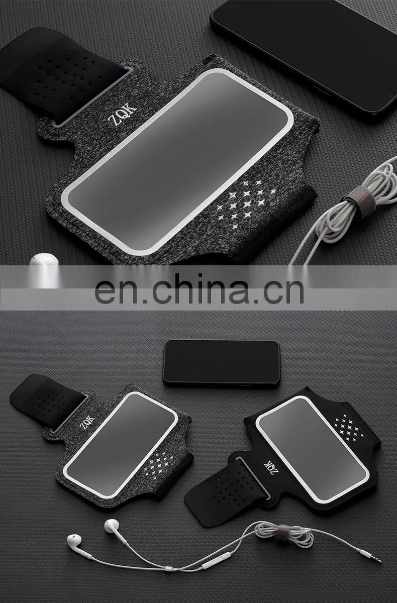 Running mobile phone arm bag men and women sports fitness mobile phone arm cover touch screen arm bag universal