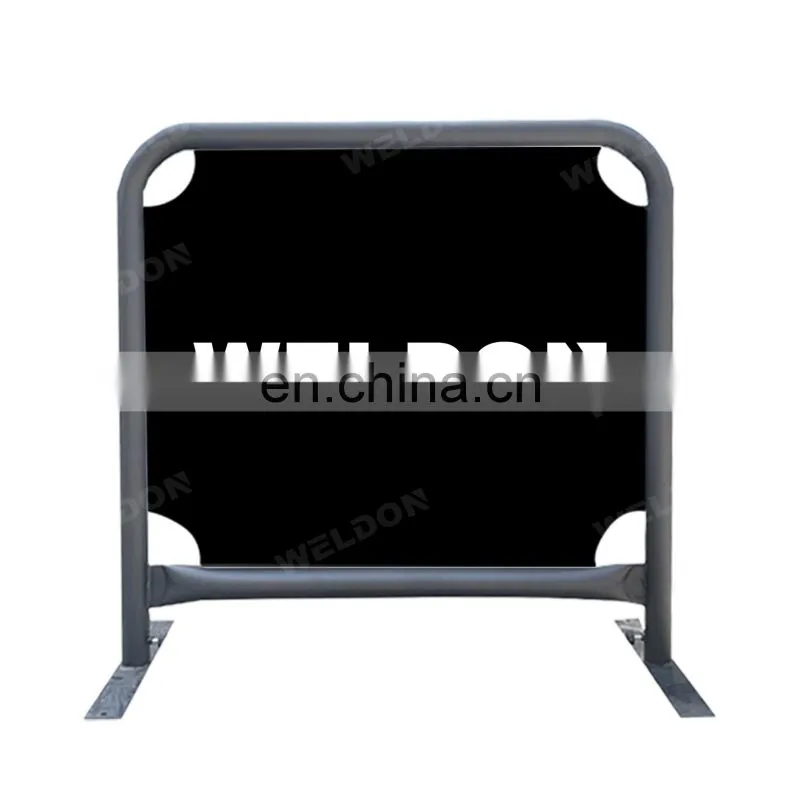 Portable Road Barriers Safety Crowd Control Traffic Outdoor Cafe Barricade Metal Pedestrian Barricades