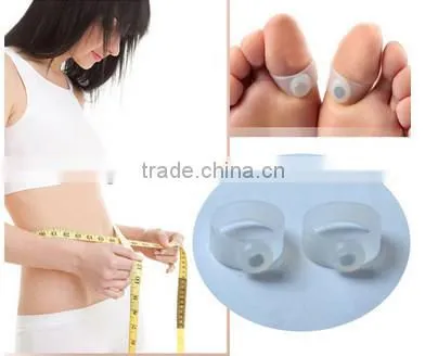 2 Pairs Slimming Silicone Foot Massage Magnetic Toe Ring For Fat Weight Loss Health