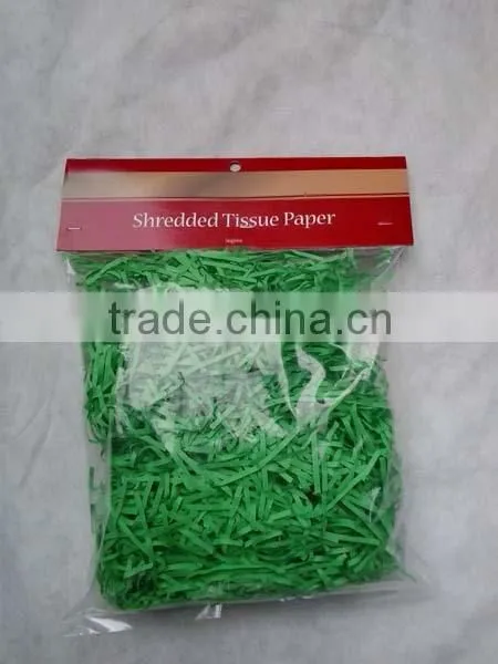 Basket Stuffering Crinkle Cut Zig Zag Paper Shredded, Raffia Paper Litter