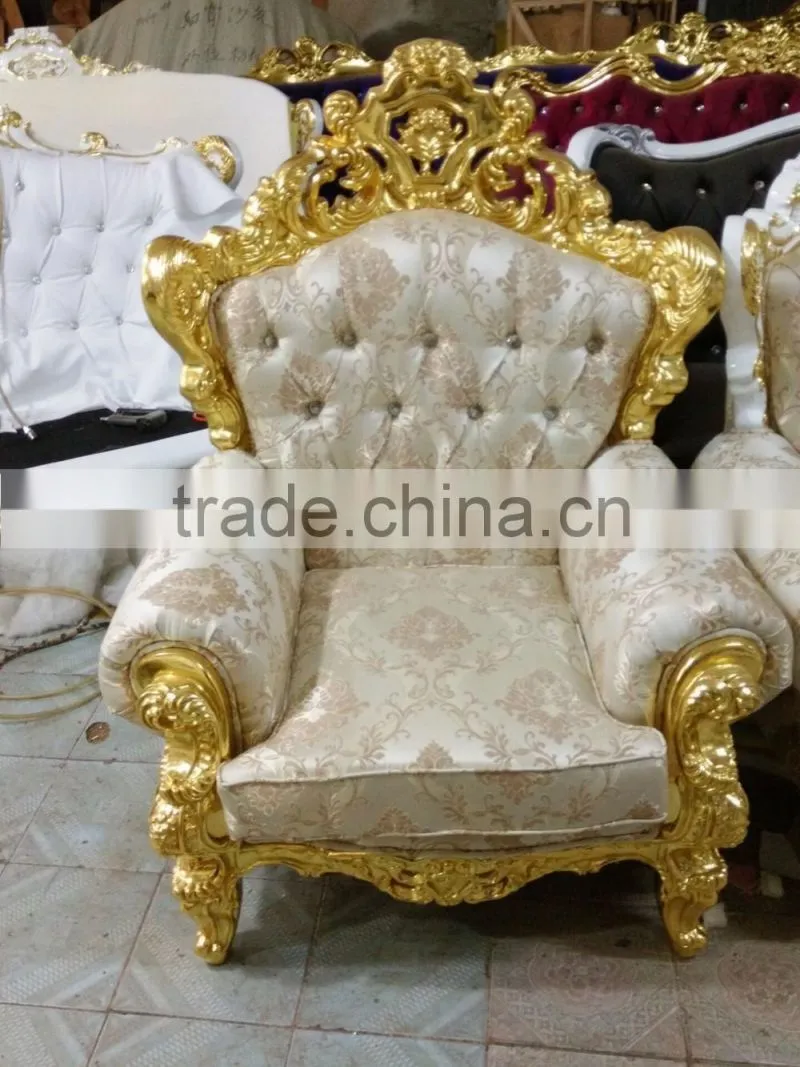 Noble Royal Wedding Throne Chairs