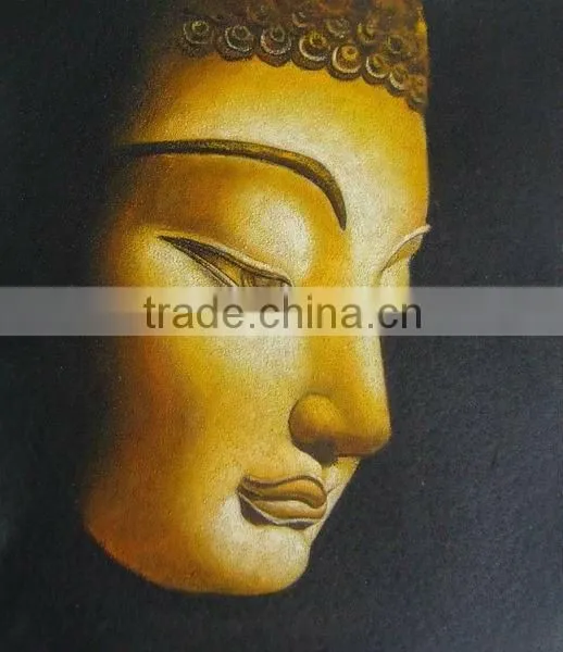 Copper EffectBuddha Handmade Oil Painting