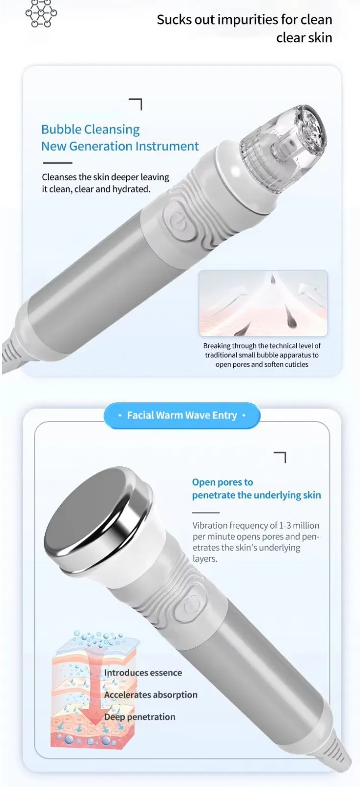 2024 Top Sales 17 in 1 Hydro Facial Machine Professional Aqua Face Skin Care Clean System Aqua Hydra Peel Facial Machine