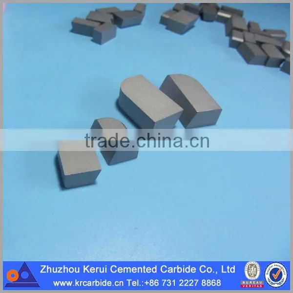K30 carbide brazed tips for turning tool bits, type A carbide cutting tips