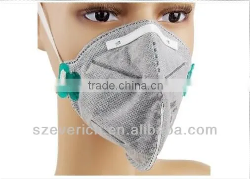 NIOSH 95,FFP1,FFP2, Good Quality 5Plys Vertical Folded Actived Carbon Dust Mask