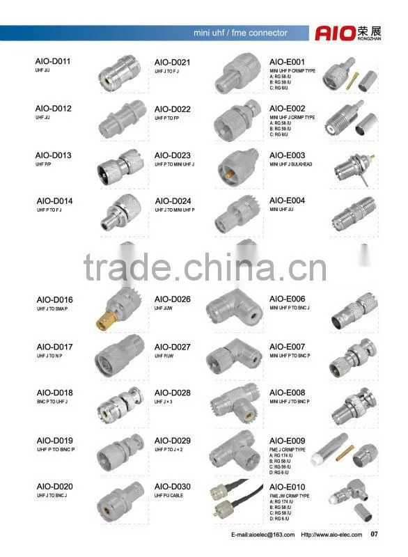 90 degree right angle UHF female twist lock on RF connector SO-239