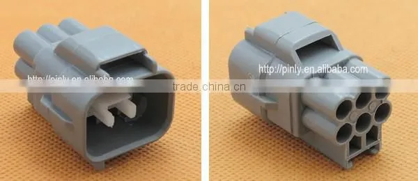 top quality waterproof 6 way male yazaki connector