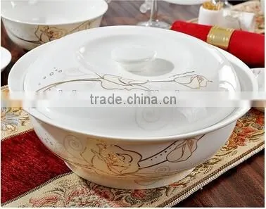 56 pcs flower dinner plate
