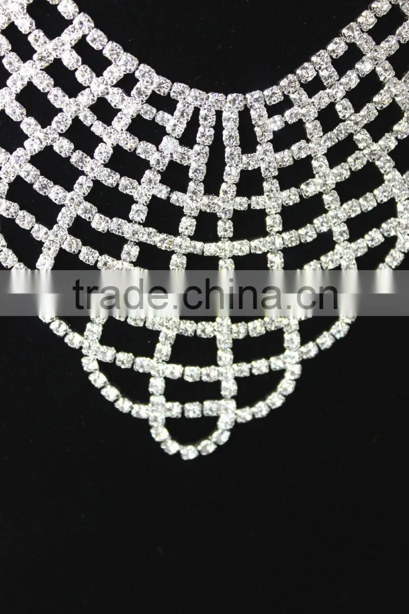 2015 new products fashion women wedding crystal jewelry set