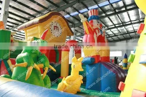 Weini castle 11x7m bouncer game inflatable playground game