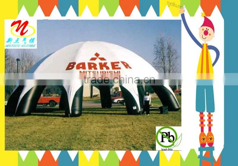 Portable planetarium inflatable dome tent in green