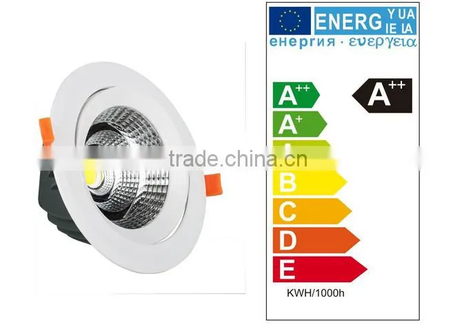 China Hot sale 10W COB led downlight 70-90lm/w Good heat dissipation performance