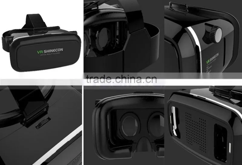 Funny VR 3D Virtual Reality Case Box Helmet Active Imax 3D Glasses For Sexy Movie Video