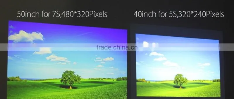 GP5S Mini home theater projector/ small portable LED + LCD projector