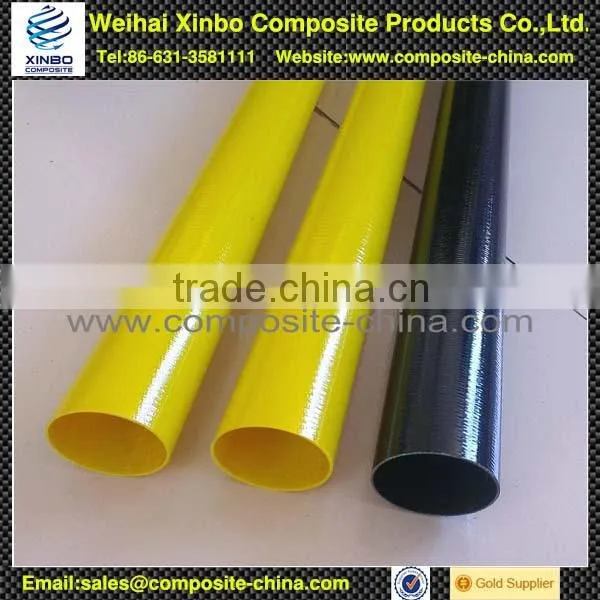 Colourful Epoxy resin fiberglass tube with high strength
