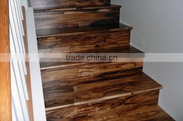 Asian walnut wood stair cases