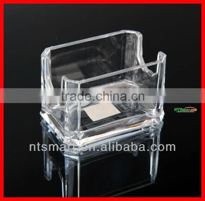 acrylic tea bag/sugar sachet holder clear
