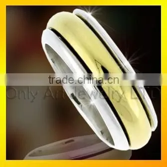 Fashion jewelry stainless steel custom rings wedding couple rings